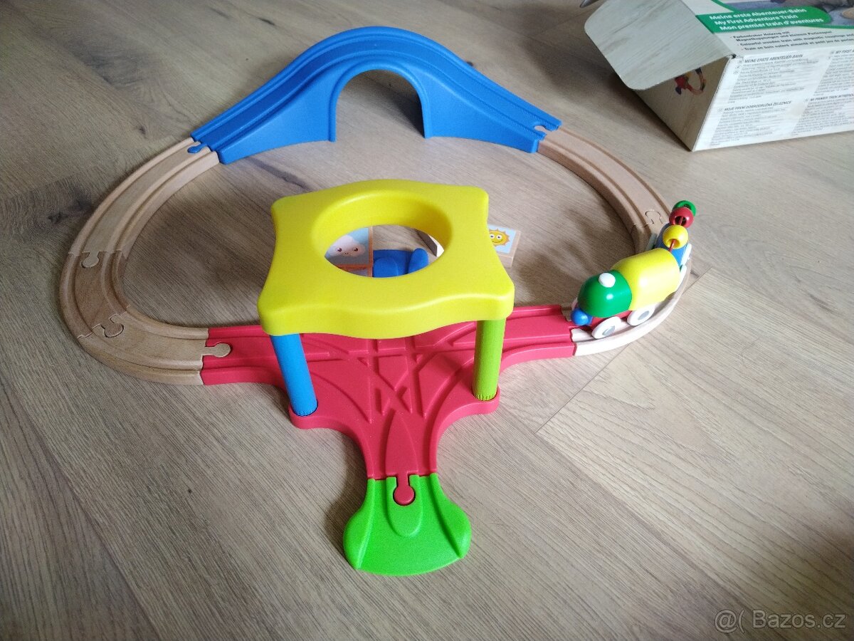 Playtive junior dřevěná dráha a vlak - 2