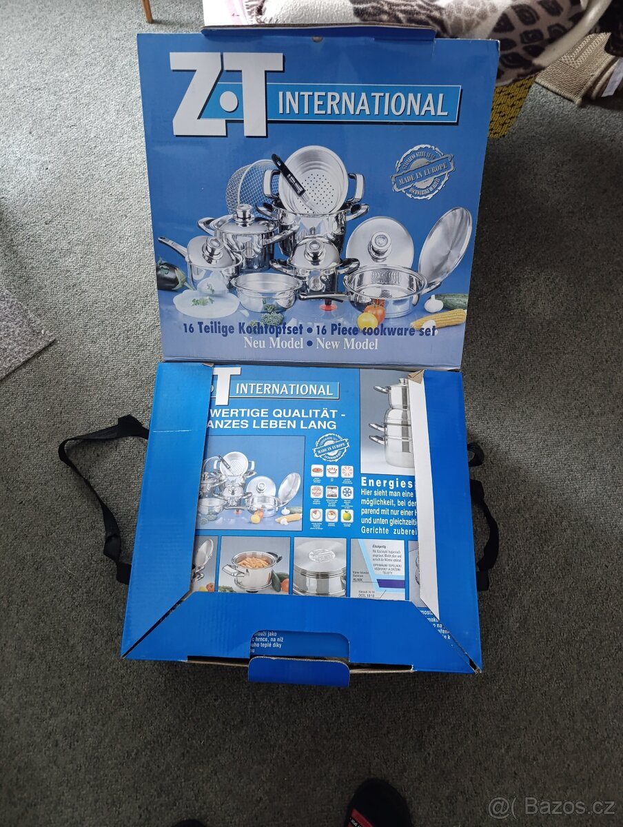 Originální nová sada 16-ti hrnců z nerezové oceli - 2