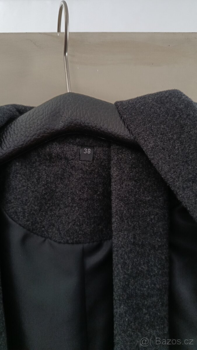 Kabát flauš šedý - 2