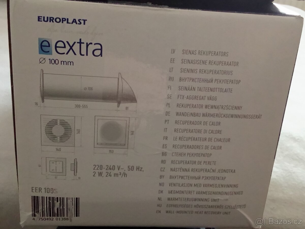 Rekuperační jednotka EER 100S - 2