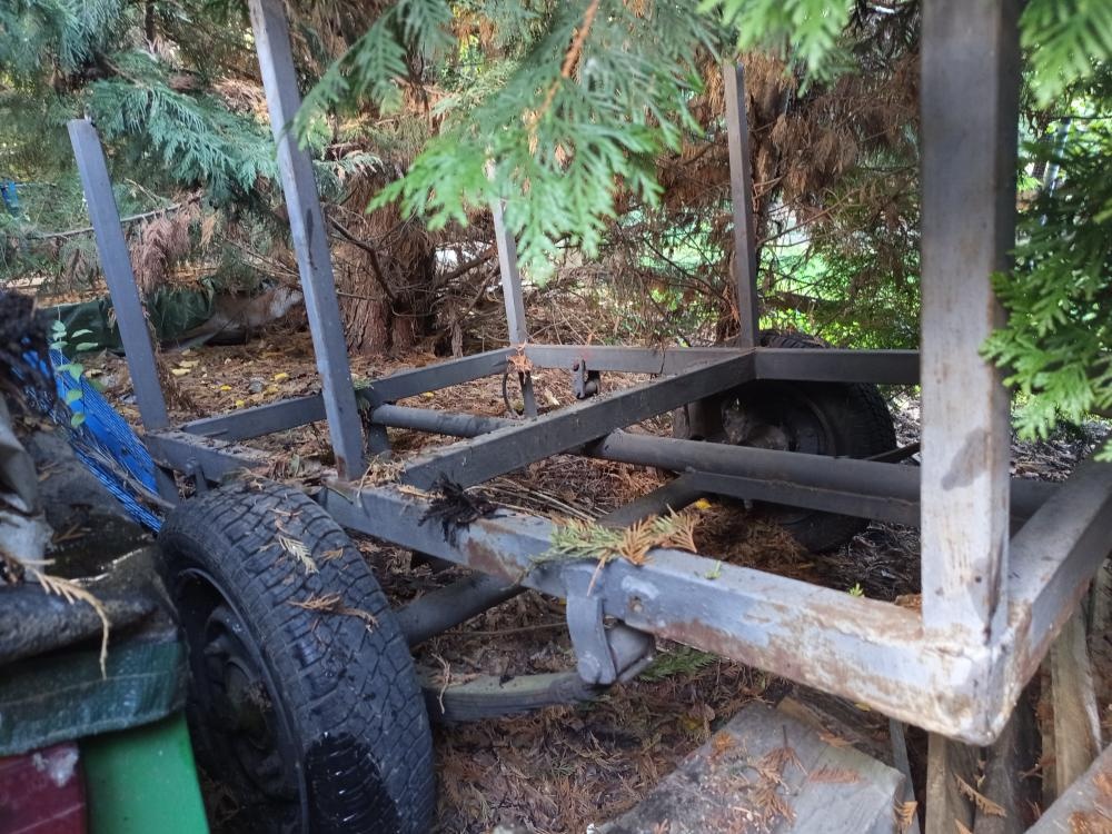 Traktor domácí výroby. - 2