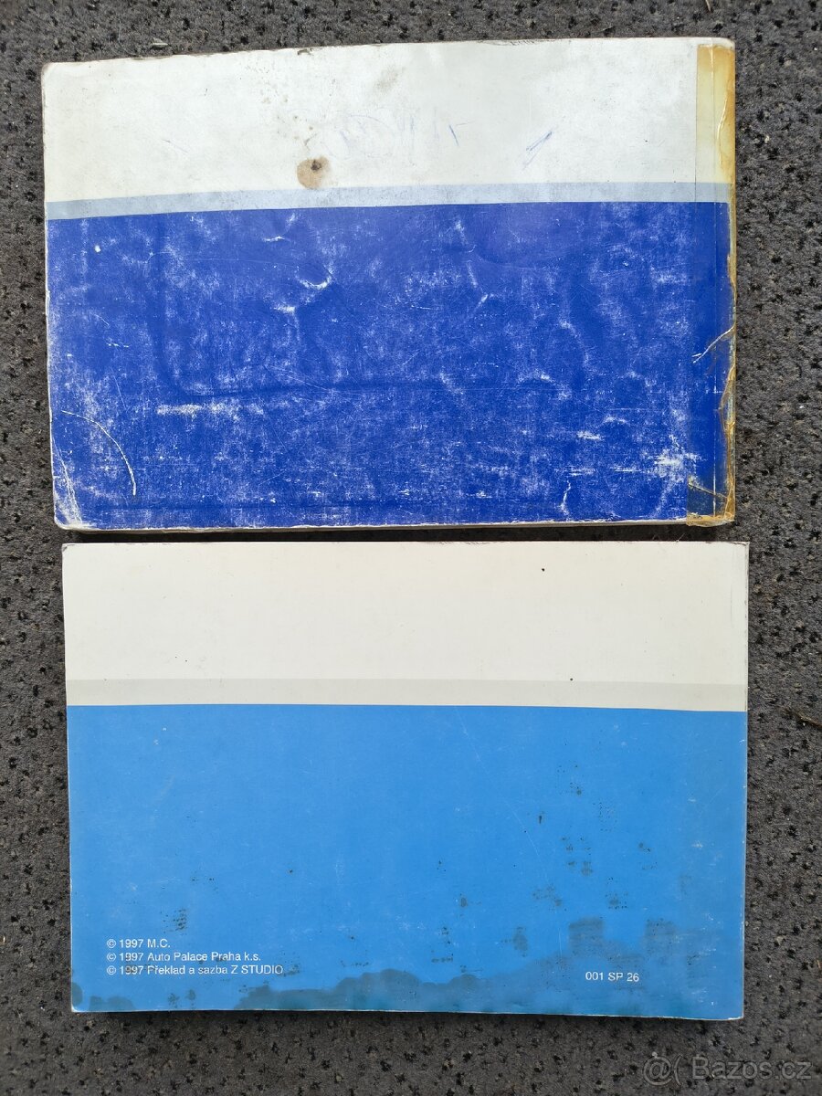 Prodám návod k obsluze Mazda 626 - 2