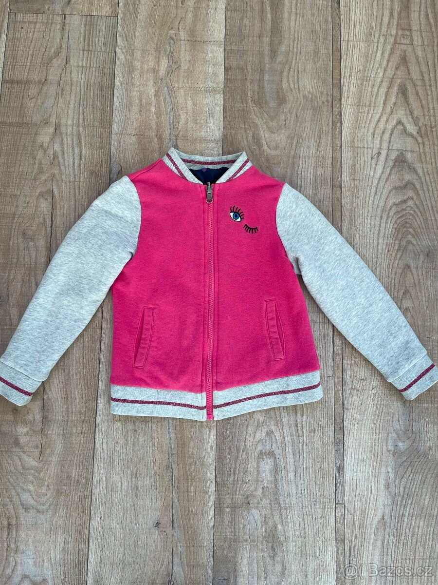 Oboustranná bunda/mikina Tchibo 110/116 - 2