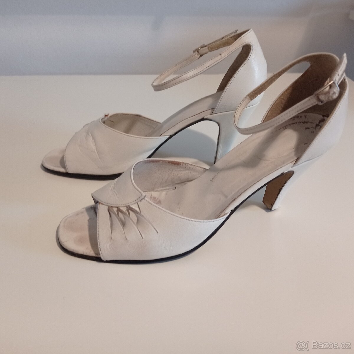 Prodám dámské kožené boty bílé - 2