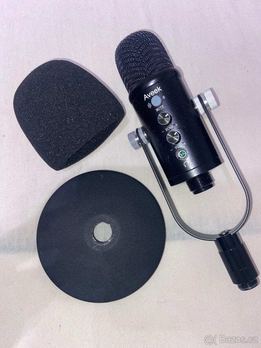 USB mikrofon Aveek – komplet balení - 2