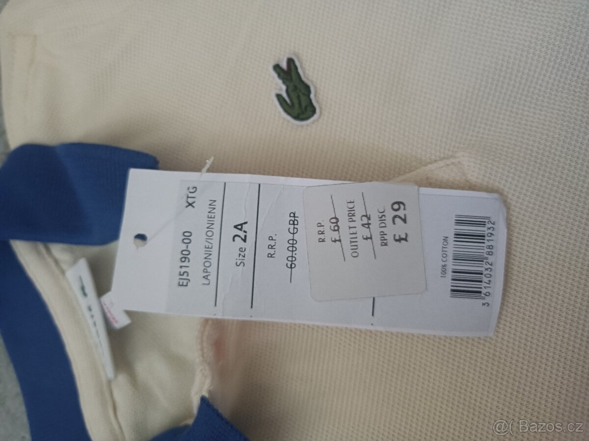 Šaty Lacoste, velikost 2A - 2