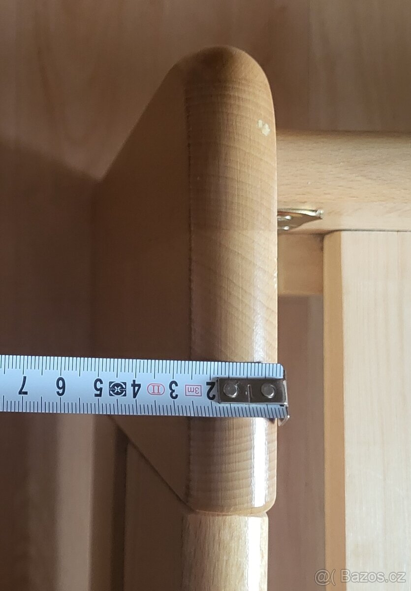 MANŽELSKÁ Postel - masiv buk 200×180cm - 2