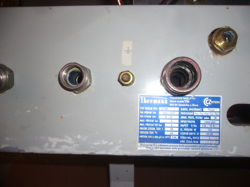 Díly k plynovému kotli - 2