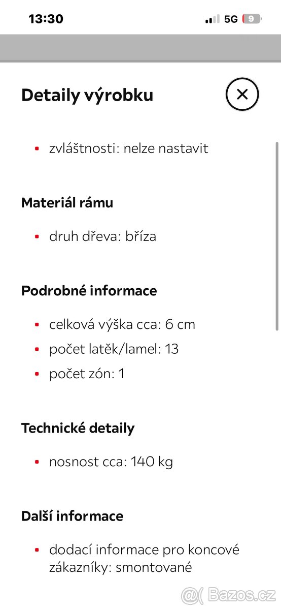 Rošt laťkový 2x - 2