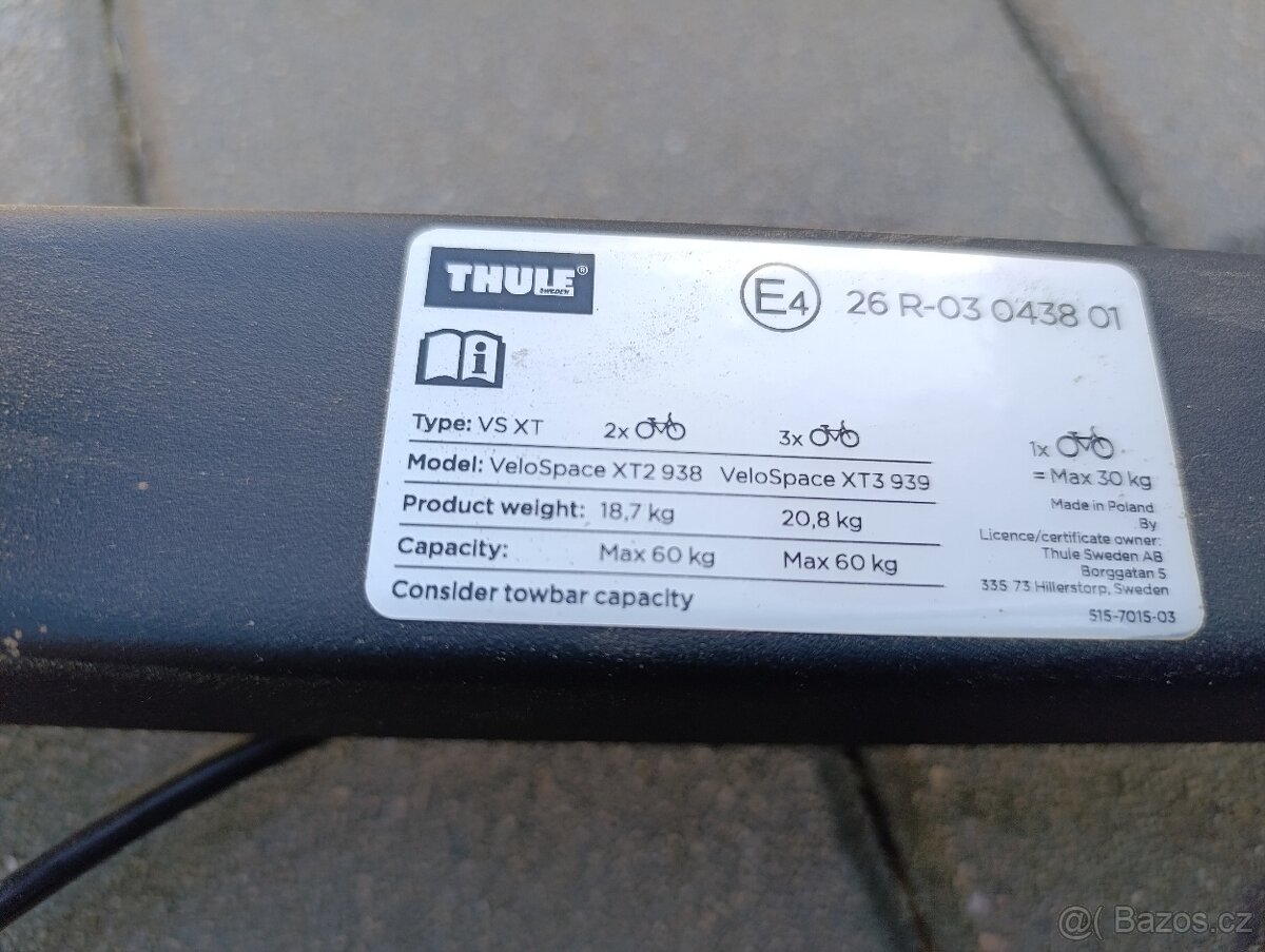Thule VeloSpace XT3 938 - 2