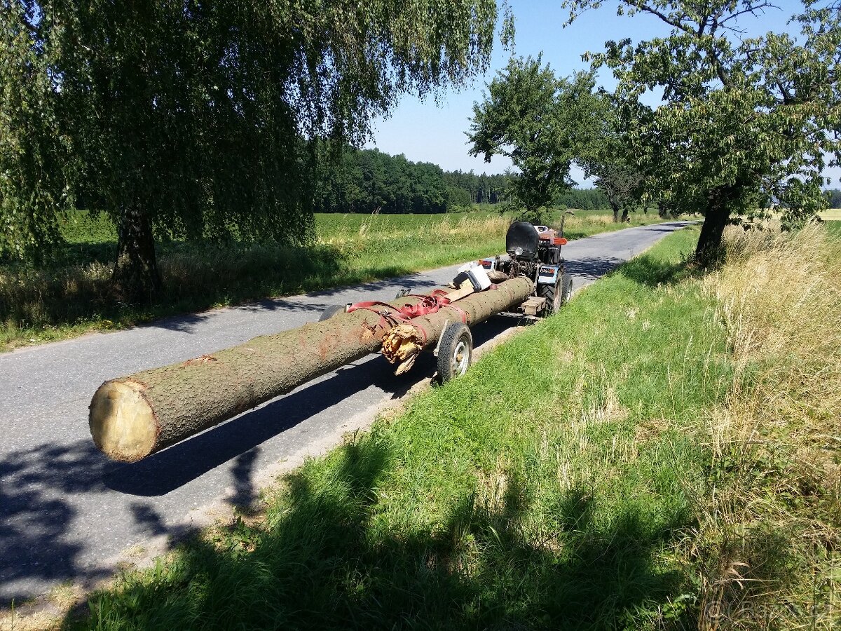 Malotraktor domácí výroby. - 2