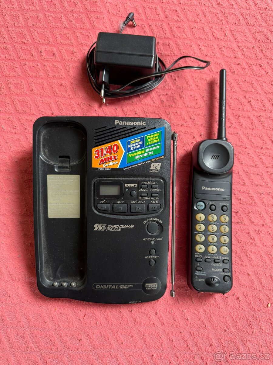 Bezdrátový telefon Panasonic KX-TCM416CZB - 2