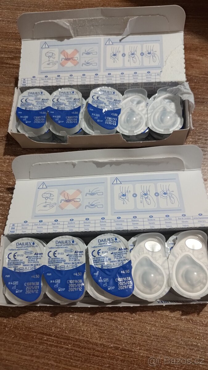 Slepá manželka - Kontaktní čočky +4,5 a +5,0 jednodenní - 2