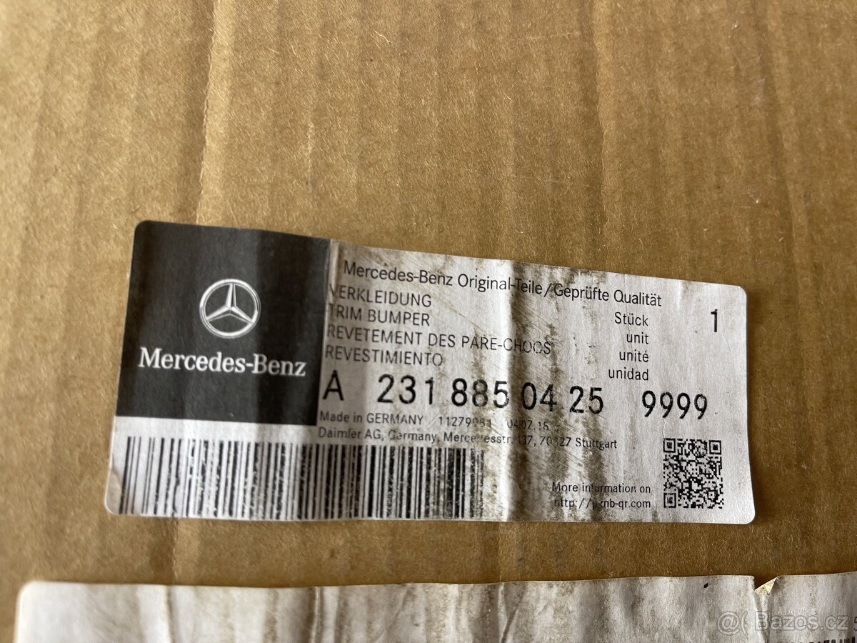 Přední nárazník Mercedes Benz R231 A2318850425 - 2