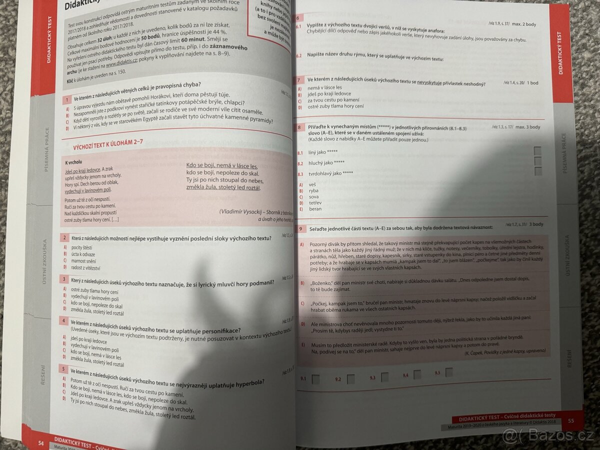 Český jazyk a literatura - 2