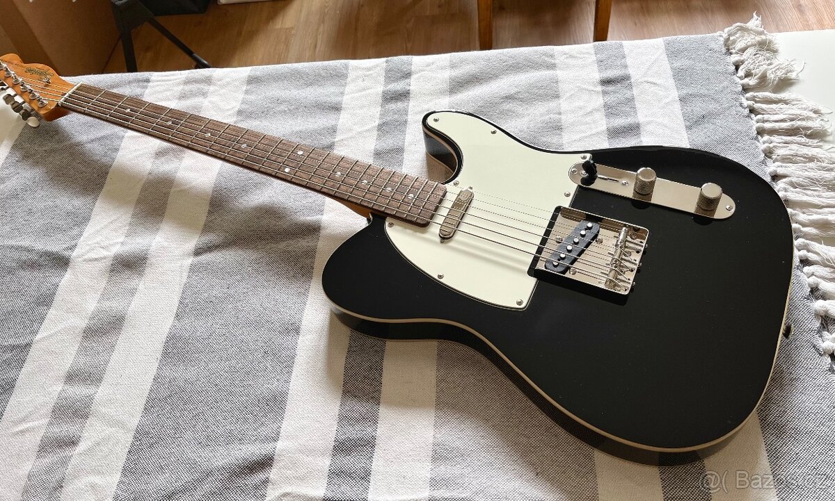 Elektrická kytara Squier Tele Custom Baritone BK - 2