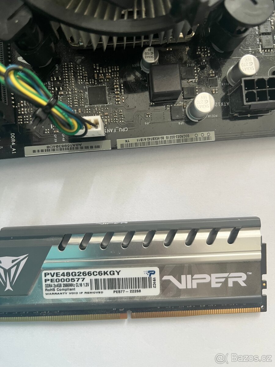 Základní deska ASRock H370M-HDV + procesor + RAM - 2