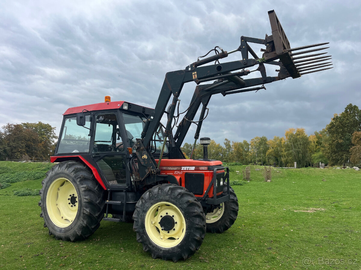 Zetor 5340 s čelním nakladačem s SPZ - 2