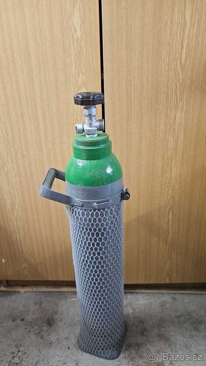 PLNÁ láhev tlaková bomba 6kg CO2 na svařování i Pivo - 2