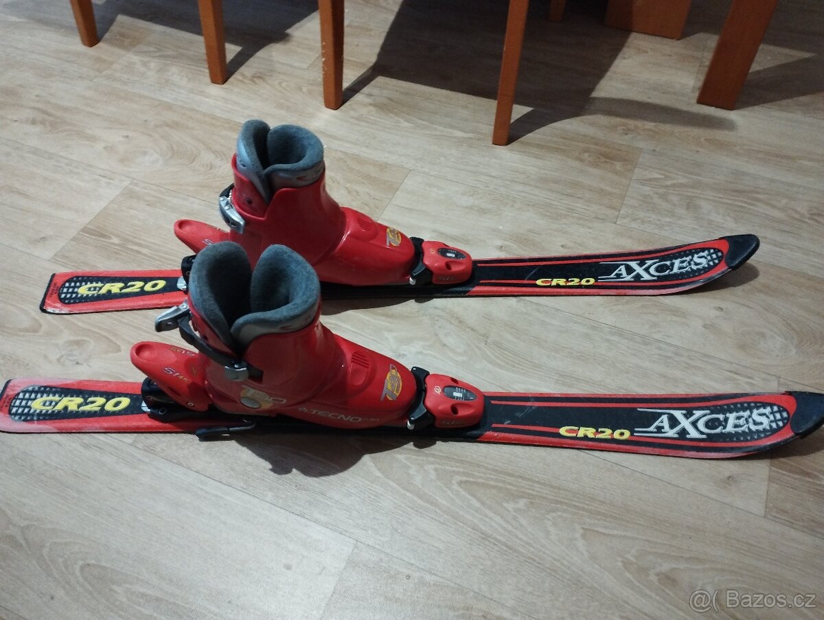 Dětské lyže 100cm s botami - 2