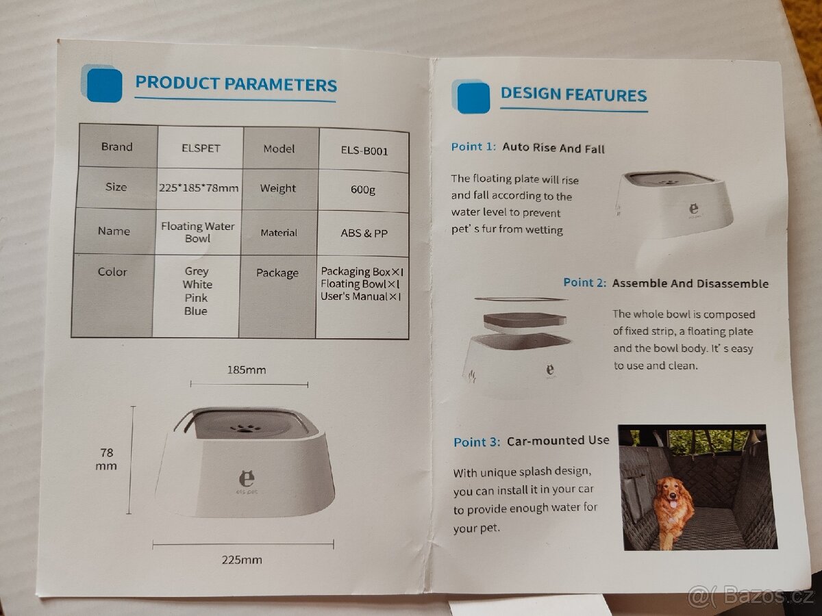 Protihltací miska na vodu - 2