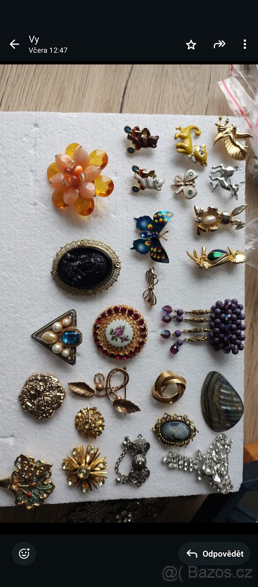 Bižuterie, brož - 2