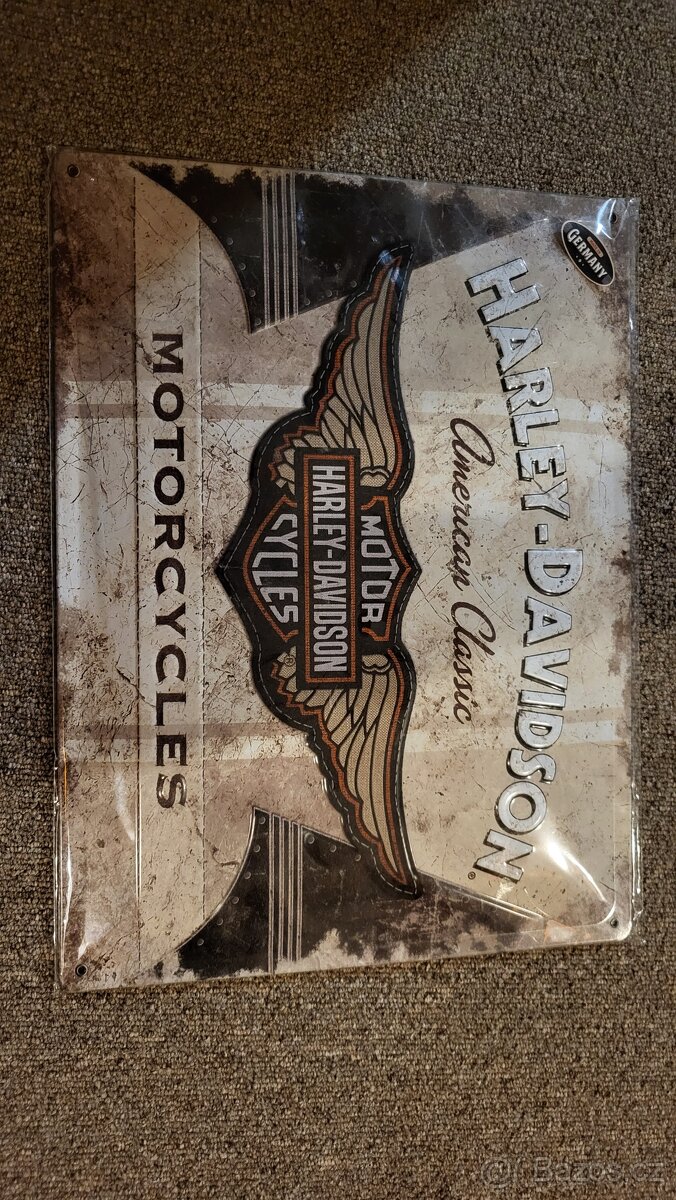 Harley Davidson - originální plechové cedule - 2
