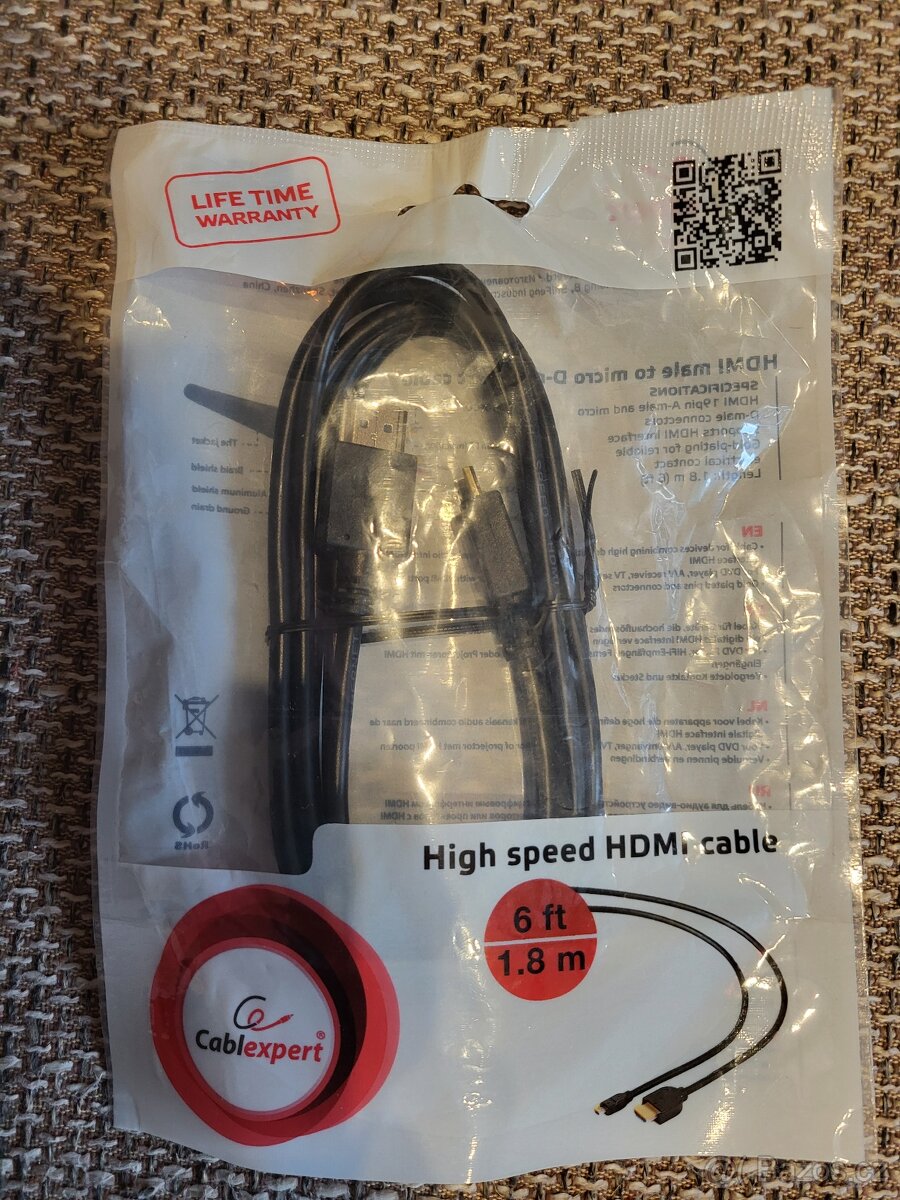 HDMI kabely NOVÉ- různé délky - 2