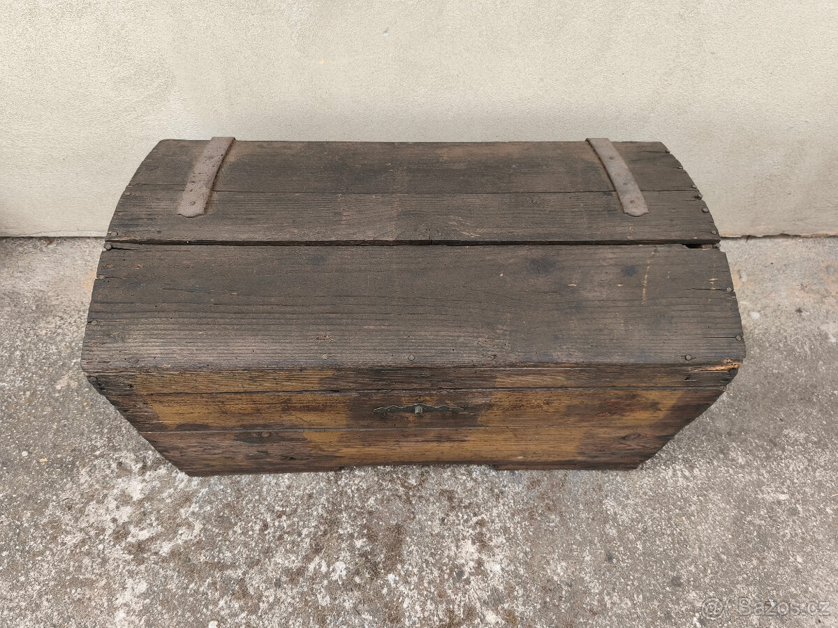 Starožitná truhla, 71x37x39 cm - 2