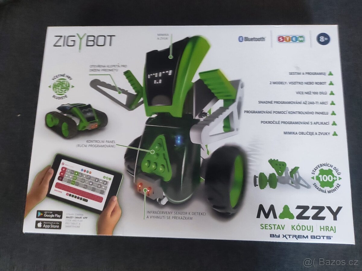 programovatelná robotická hračka Zigybot MAZZY - 2