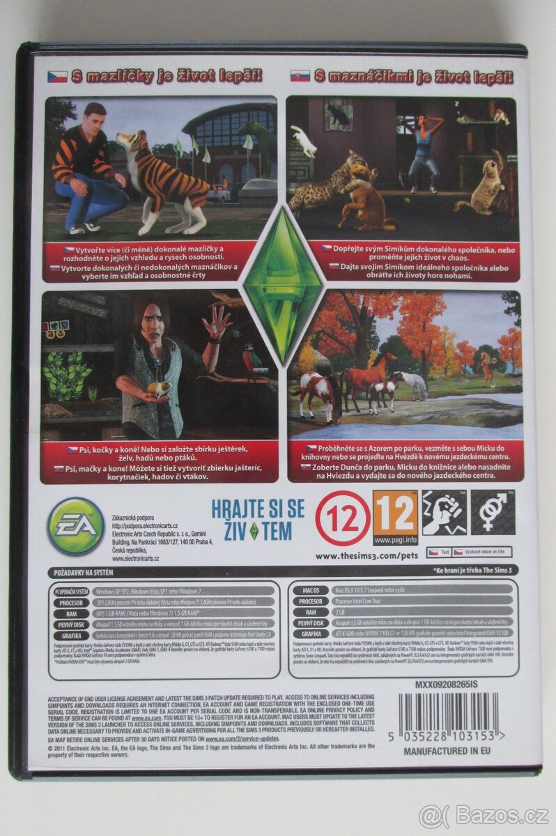 PC hra - SIMS 3 - Domácí mazlíčci - 2