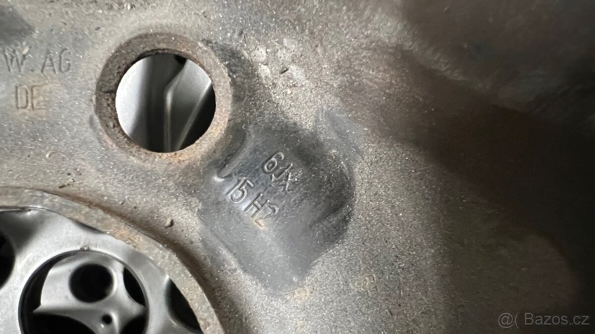 Plechové disky 5x100 R15 - 2