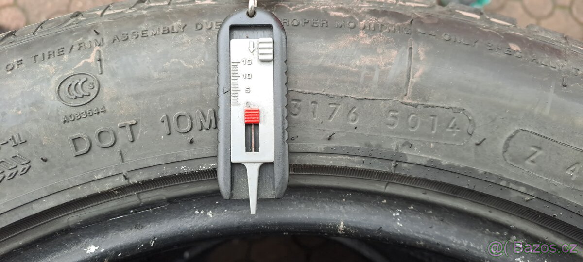 Prodám letní pneu Nankang 215/55/17 - 2