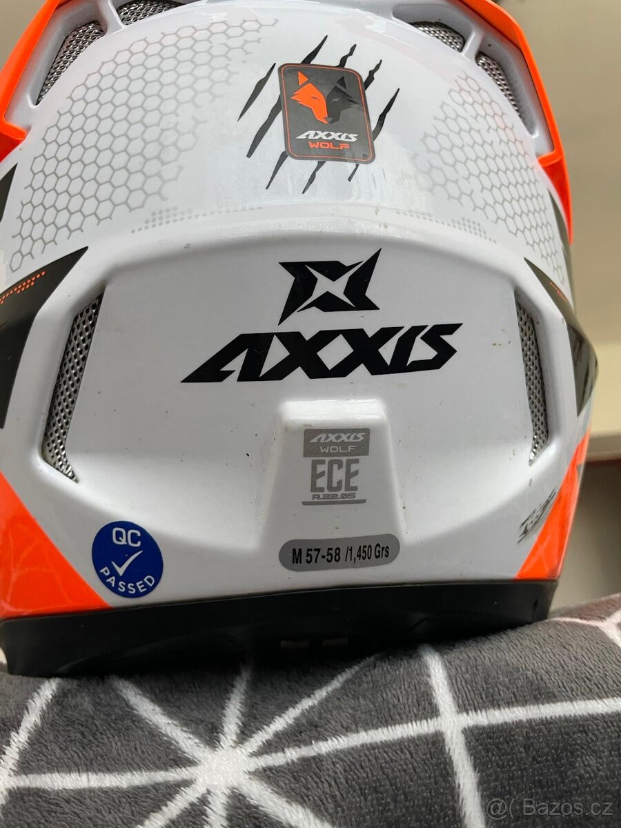 Motocross helma Axxis Wolf
