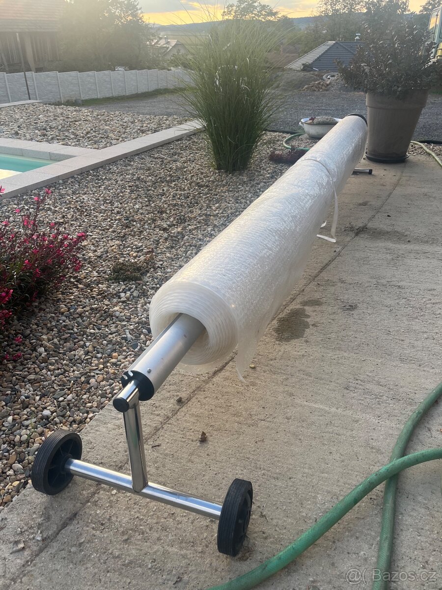 Naviják a solární plachta na bazén - 2