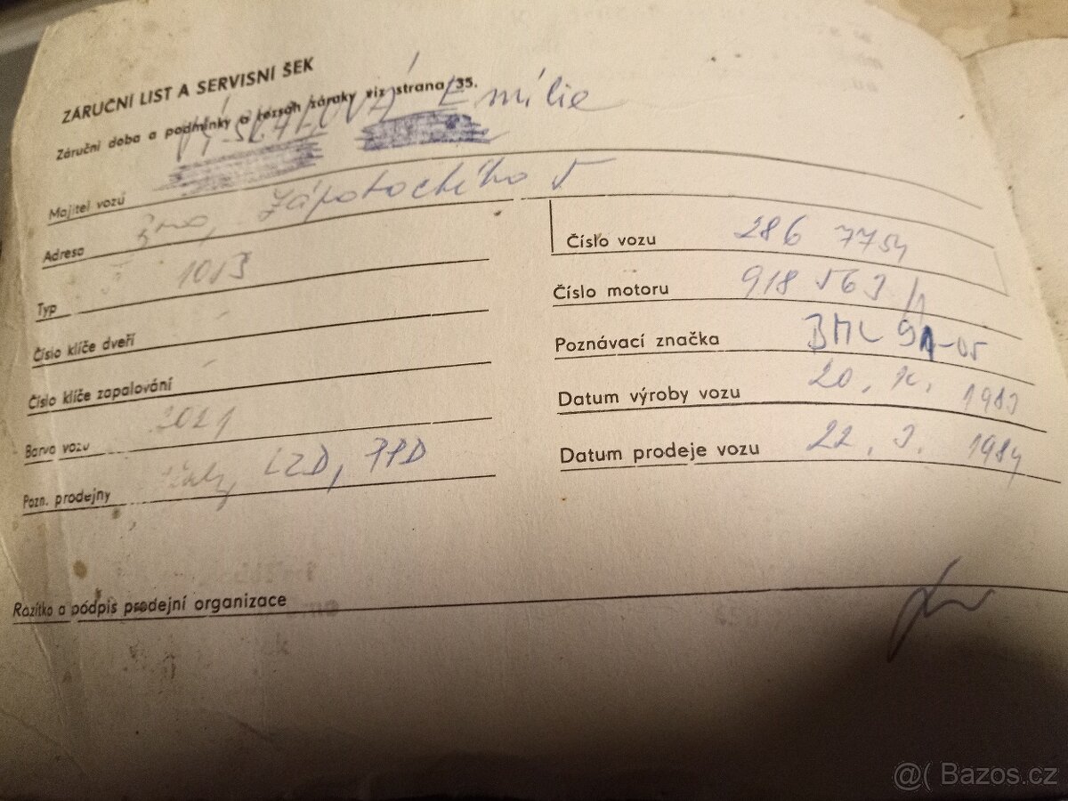 Návod k obsluze, záruční list škoda 105 120 - 2