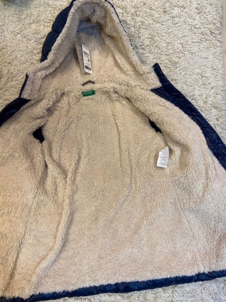 Kabát, bunda, kožíšek vel 3XL Benetton - 2