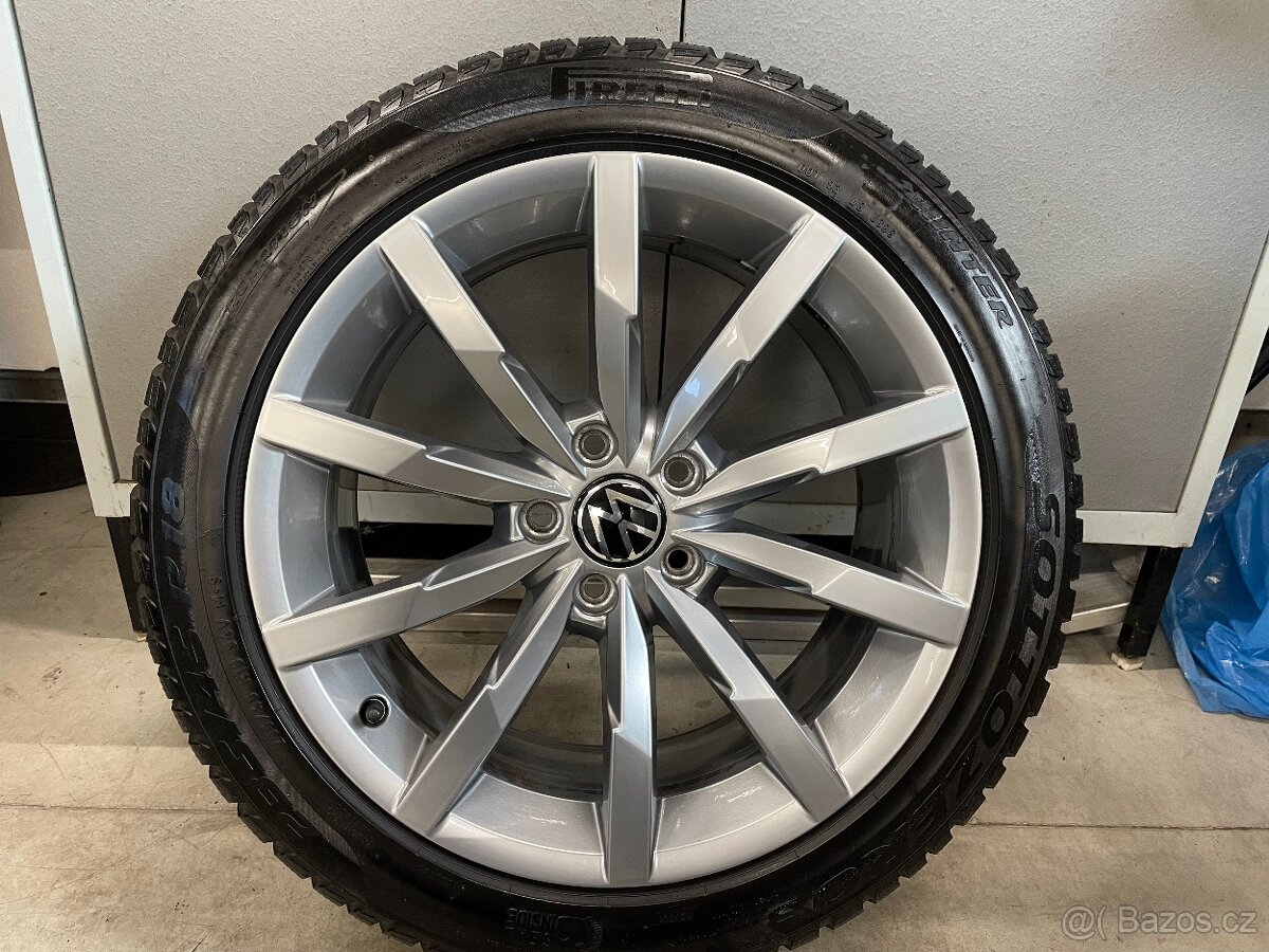 Originální kola VW Passat 5x112 R18 ZIMNÍ č.F135 - 2