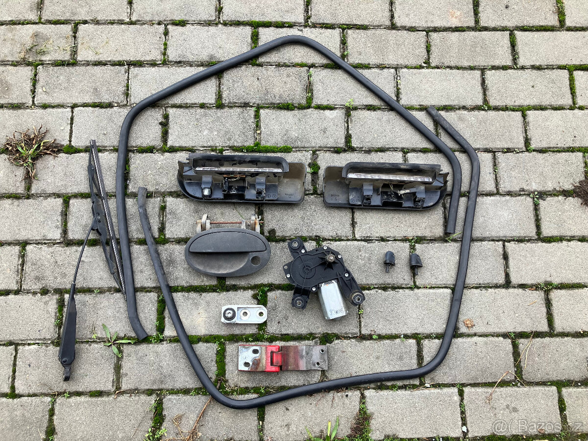 Opel Combo C, sklo zadních dveří, díly - 2