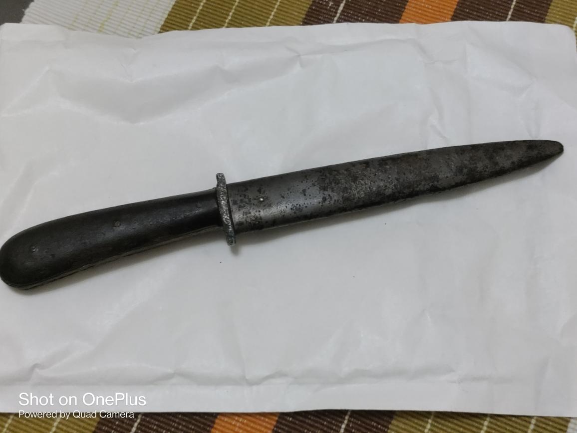 ÚTOČNÝ NUŽ TZV.BOŤÁK PUMA-SOLINGEN CCA 1942 VČETNĚ POCHVY - 2