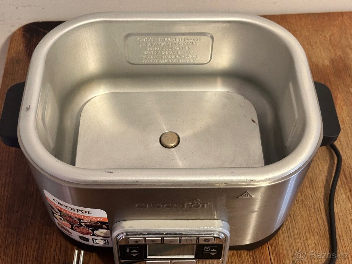 Multifunkční hrnec CrockPot (5,6ll) + NÁDOBA NAVÍC-TOP STAV - 2