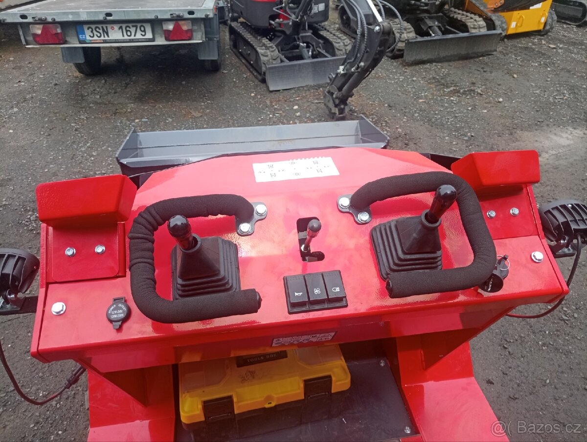 smykač, kolový smykač, smykový nakladač, - 2