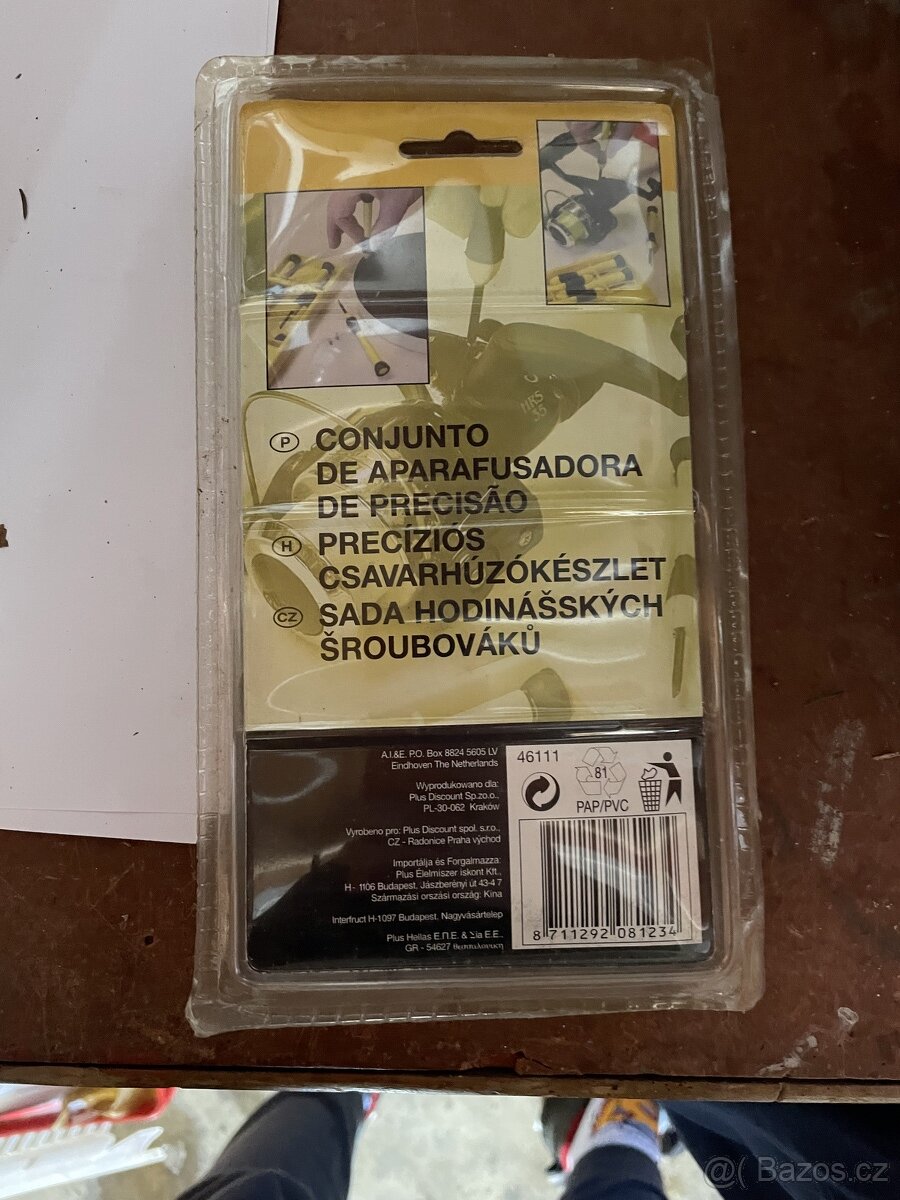 Sada hodinářských šroubováků- nová - 2