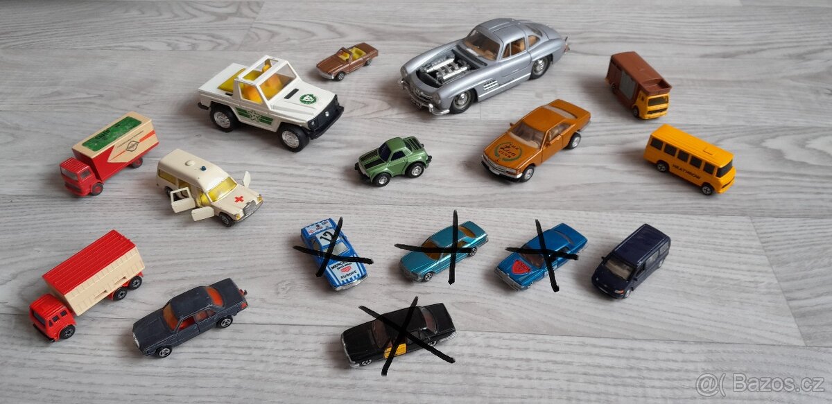 autíčka - modely Mercedes - 2