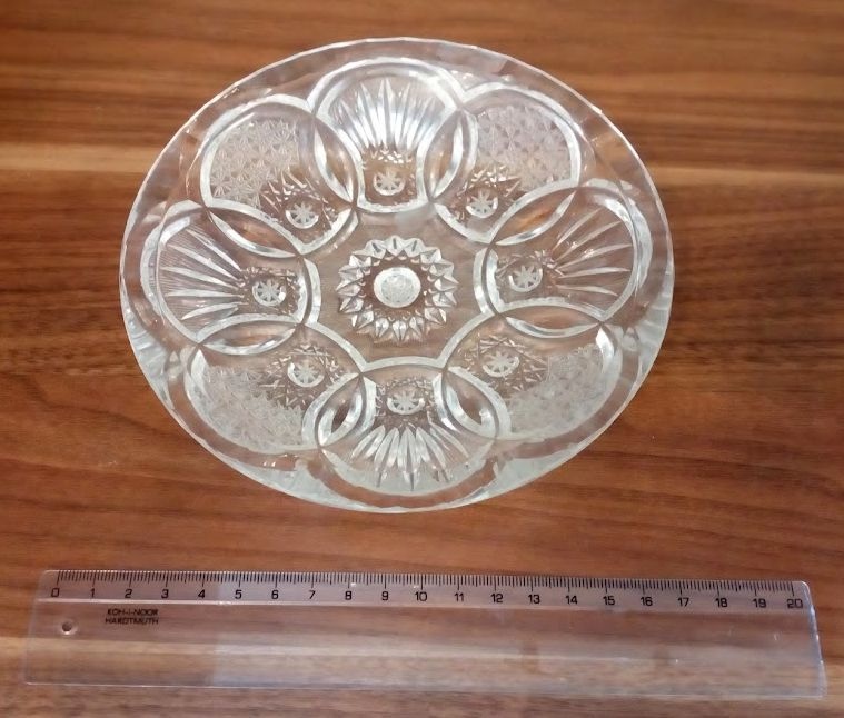 Miska z broušeného skla - 2