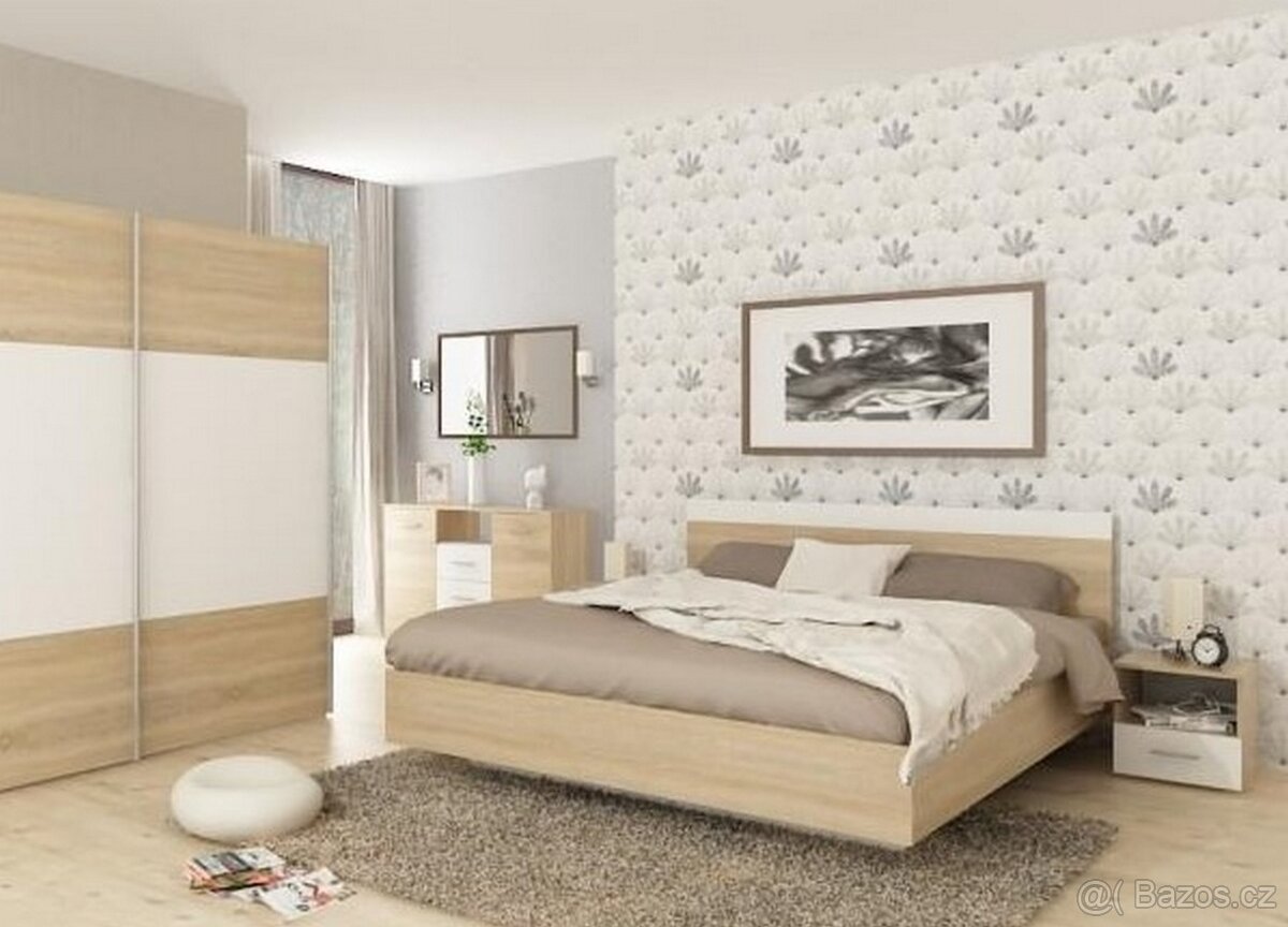 Postel italskeho stylu s rosty a matracemi NOVA - 2