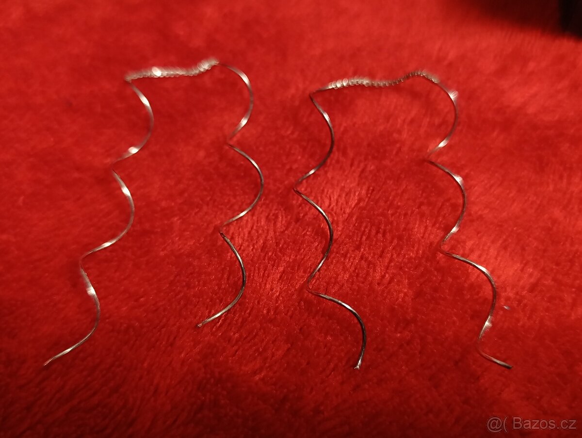 Stříbrné náušnice - 2