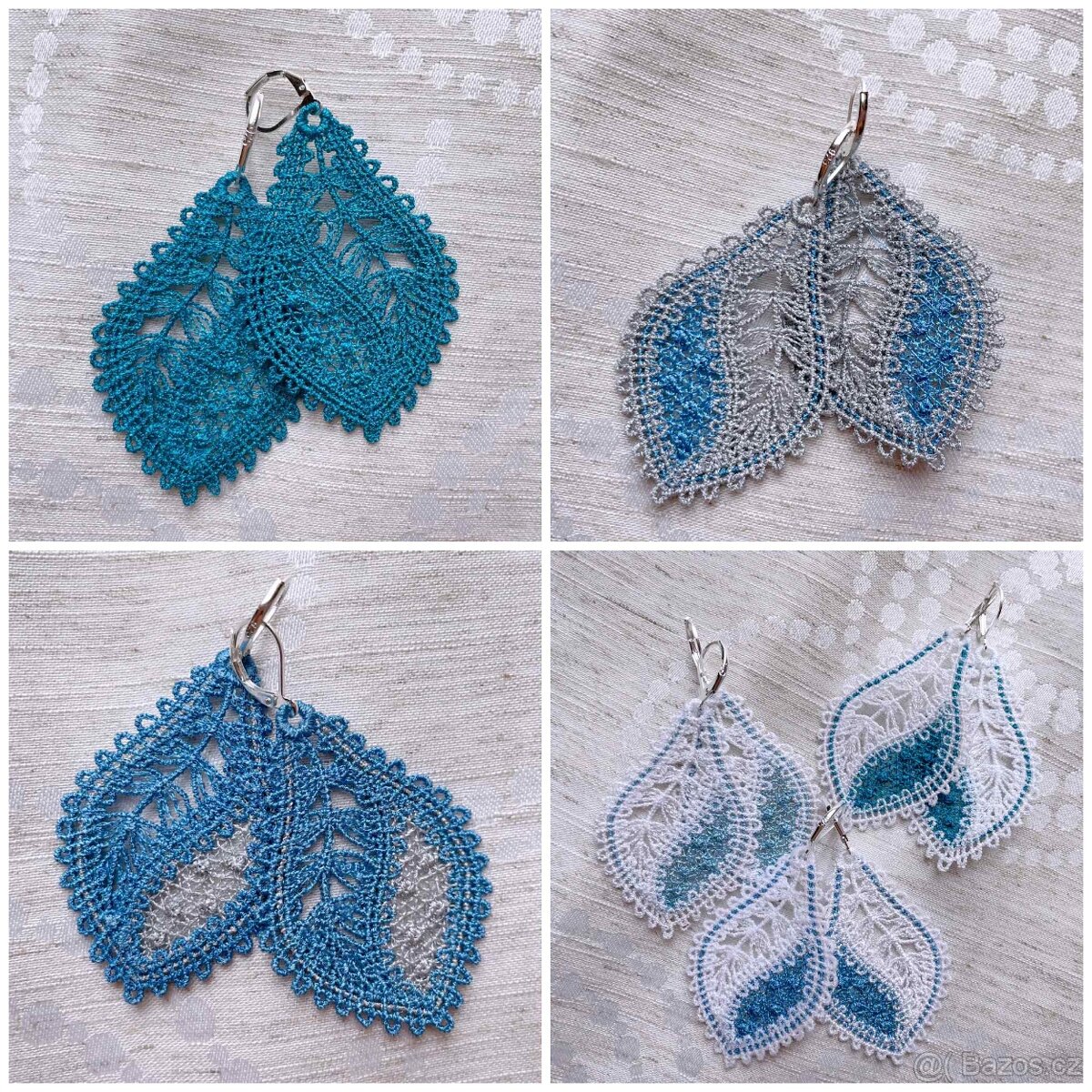 Náušnice krajkové - 2