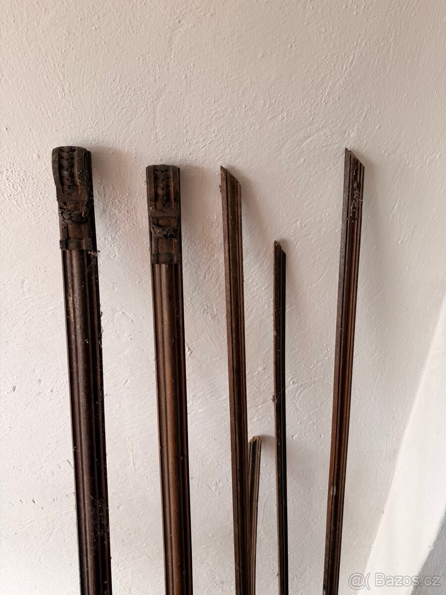 dřevěné lišty / profily ke skříni - 2