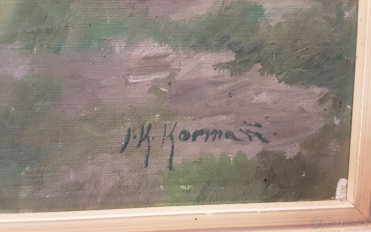 J.K.Kormaň olej na plátně - 2